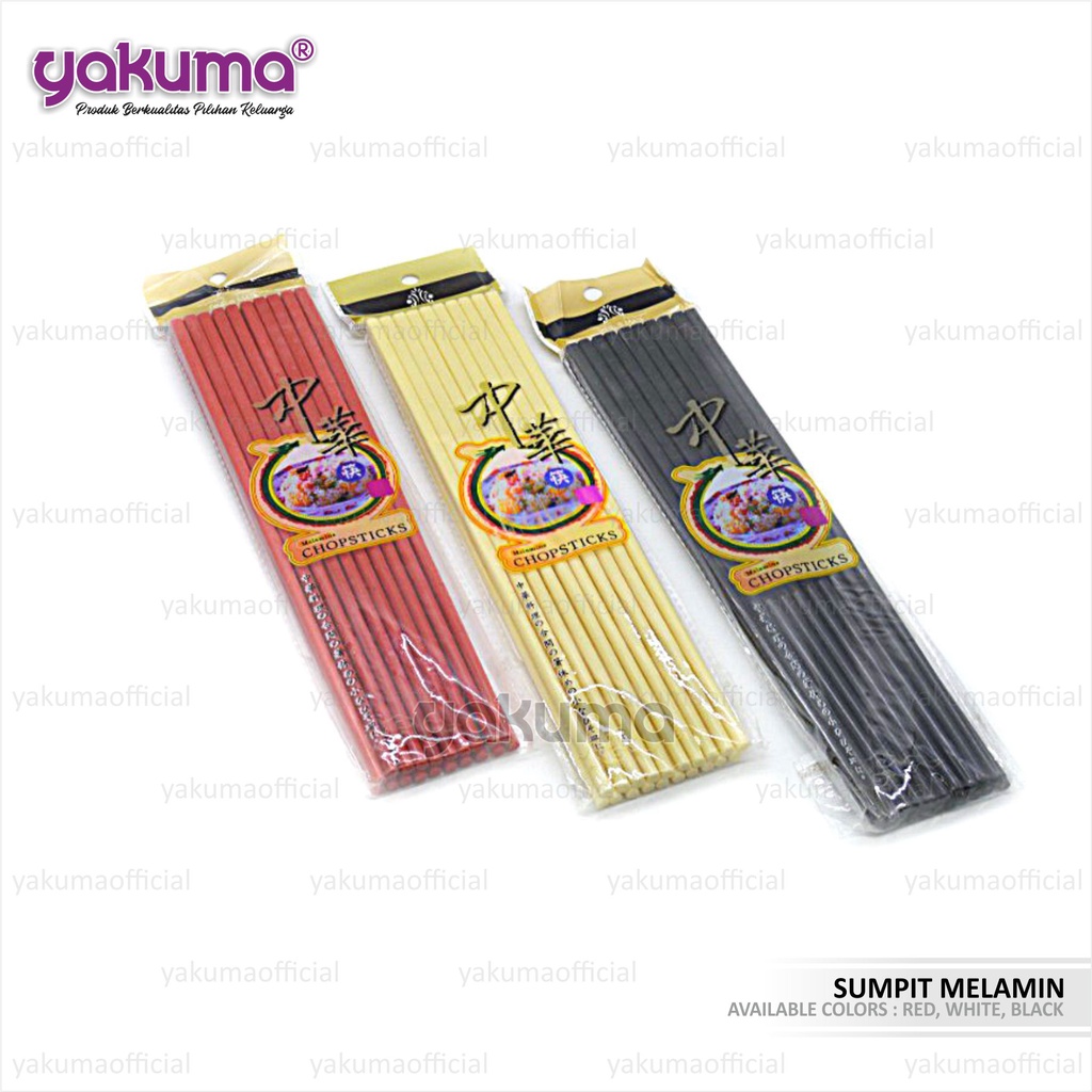 SUMPIT MAKAN MELAMIN (10 PCS)