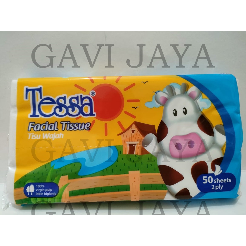 TISSUE TESSA TRAVEL PACK HEWAN 50 SHEET