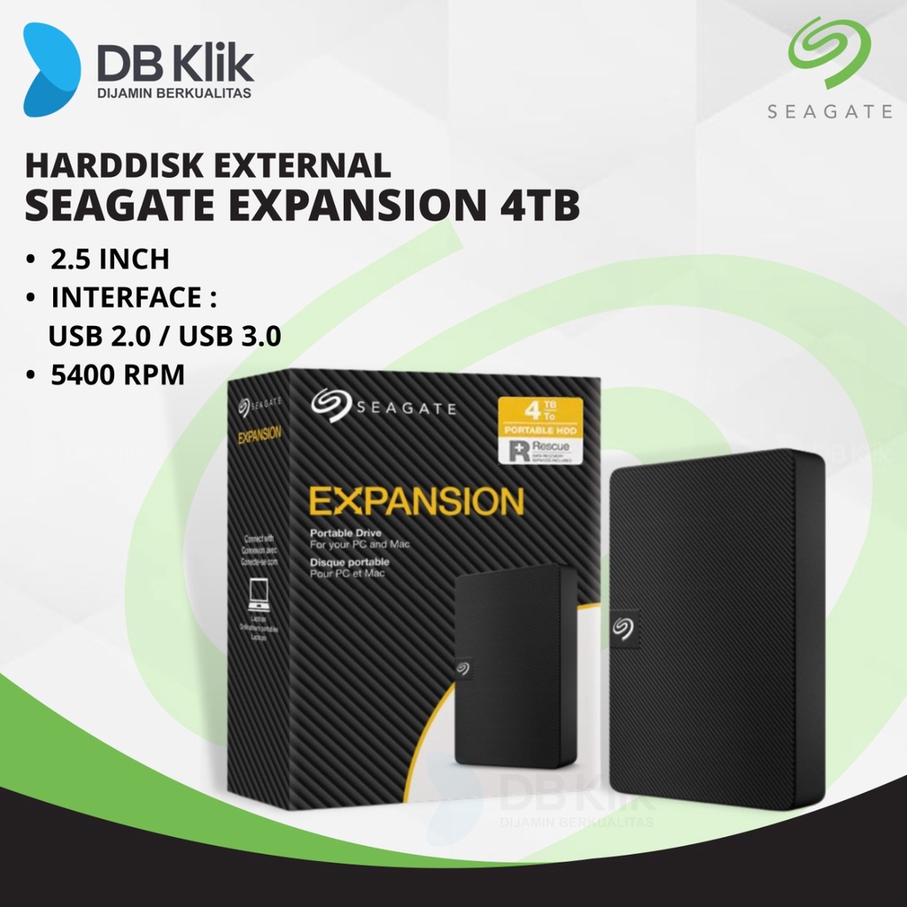 Hard Disk HDD EXTERNAL SEAGATE EXPANSION 4TB USB 3.0 2,5”