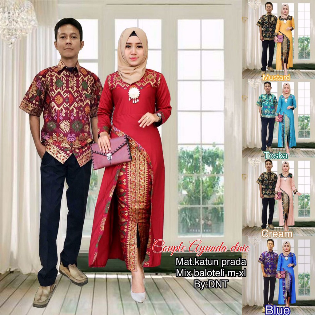 Zumara Etnic Couple Hazana Batwing RnB Zakiya Batwing Batik