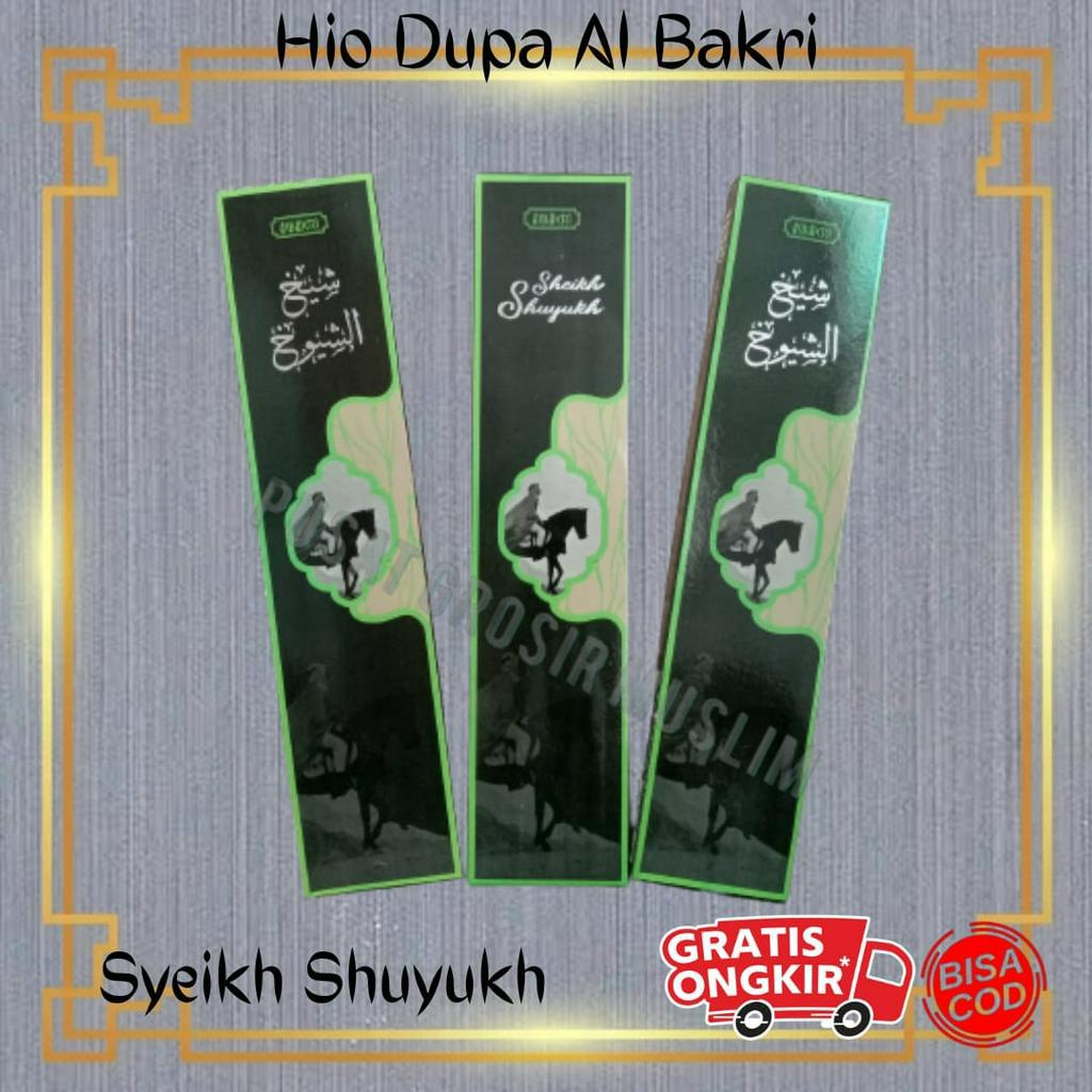 Hio Dupa Al Bakri Harum Aromaterapi Aroma Syeik Shuyukh Isi 28 Pcs Buhur Lidi