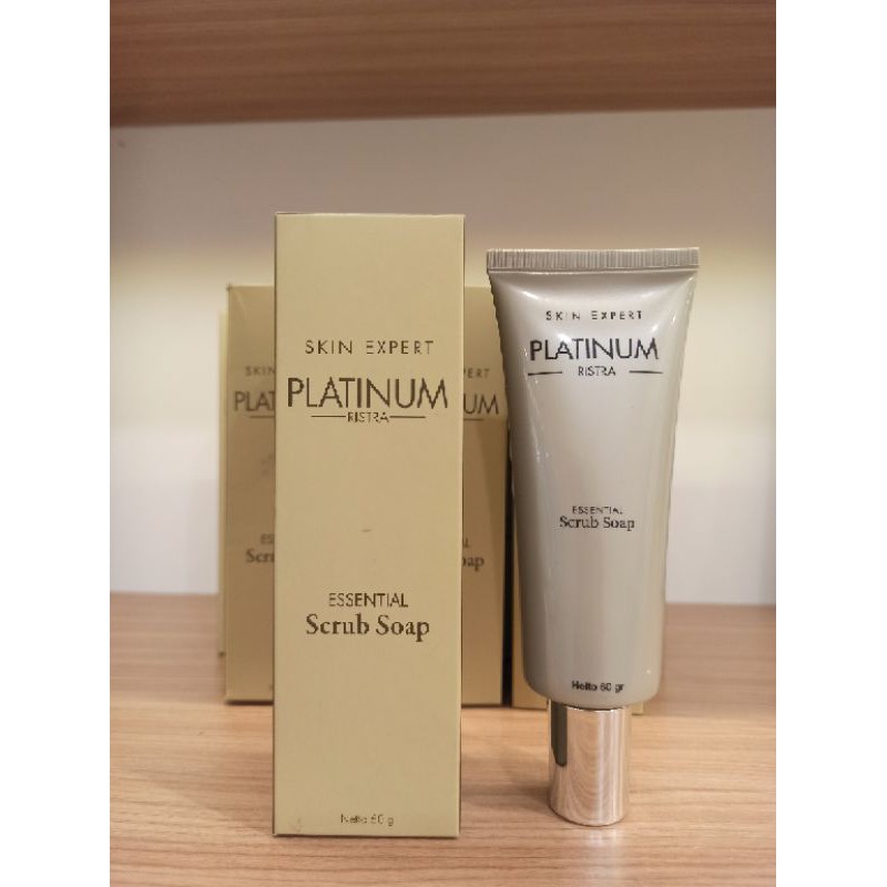 Platinum Scrub Soap Ristra/Sabun Ristra /Sabun Wajah Ristra Platinum