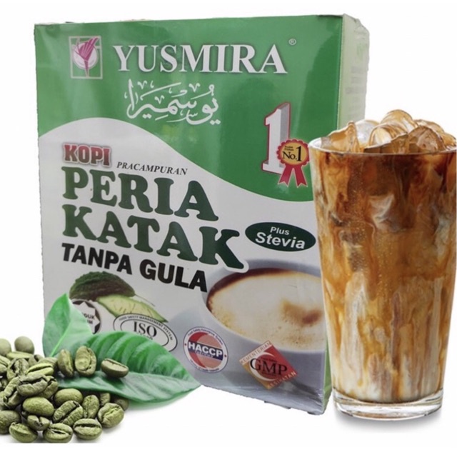 

YUSMIRA KOPI PERIA KATAK TANPA GULA + STEVIA . KOPI PARE