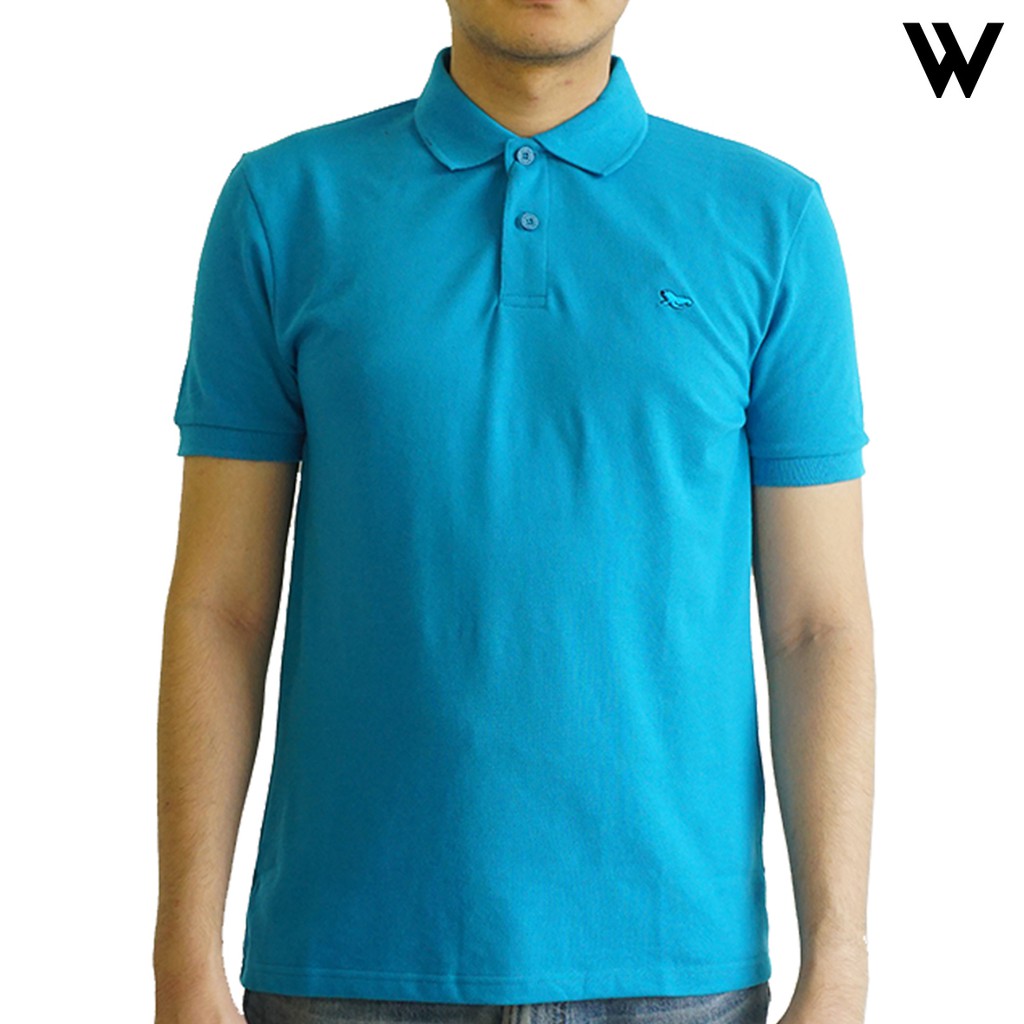 Walrus Kaos Polo Basic Polos Biru Turquis T1021559 Walrus Kaos Polo Basic Polos Biru Turquis T1021559
