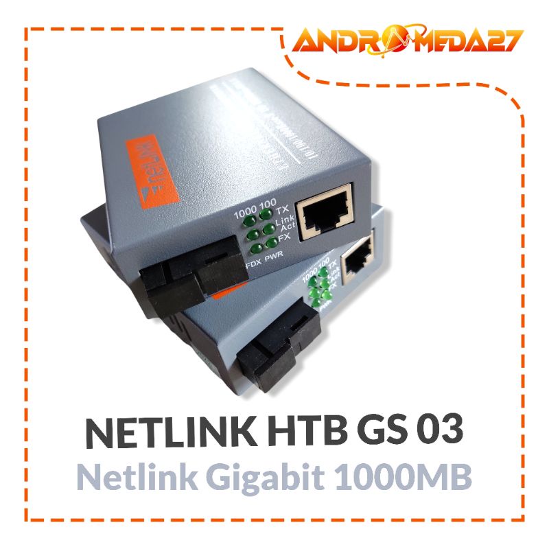 Netlink HTB GS 03 Gigabit 1000MB Converter Fiber
