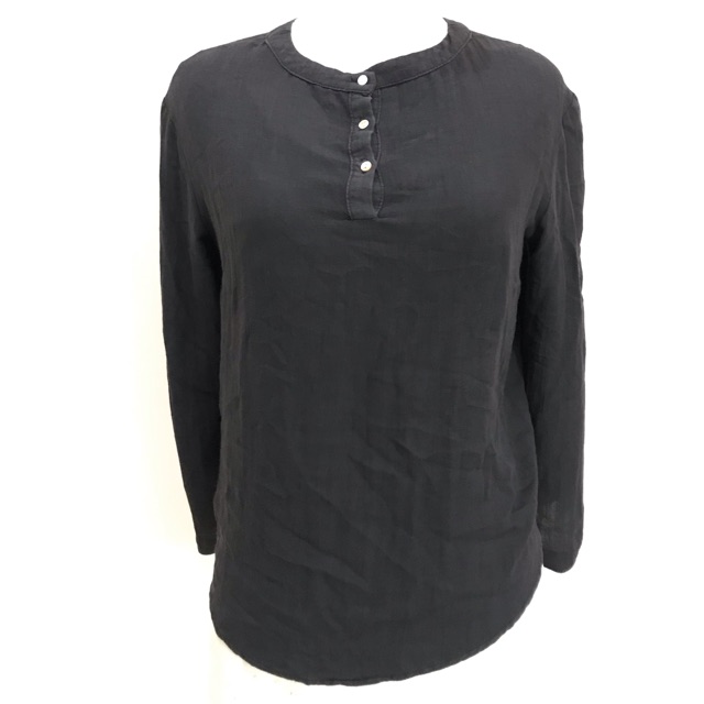 Blouse hitam polos