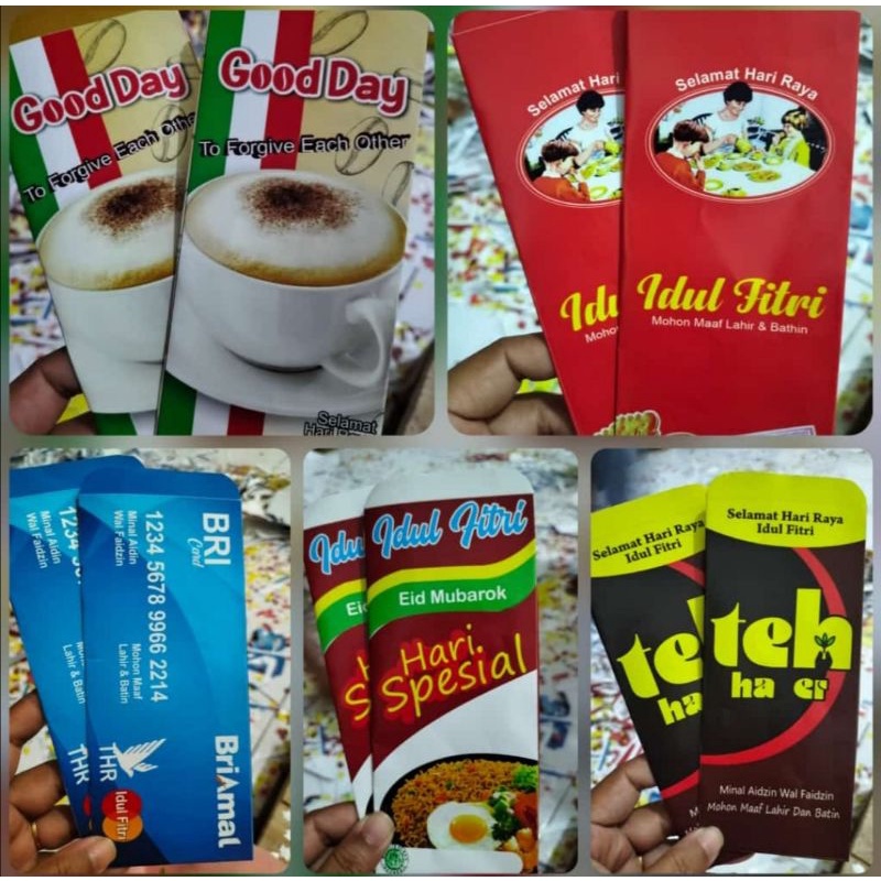 

Amplop Lebaran Motif Snack Isi 100