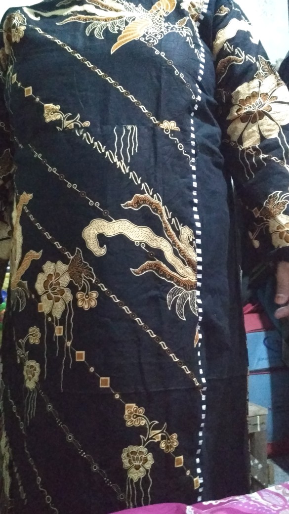 [ Gamis Jumbo ] Terbaru Gamisbatik Sekar Wangi Big Size Ld 120cm Batiksolo Batikmodern Fashionmuslim