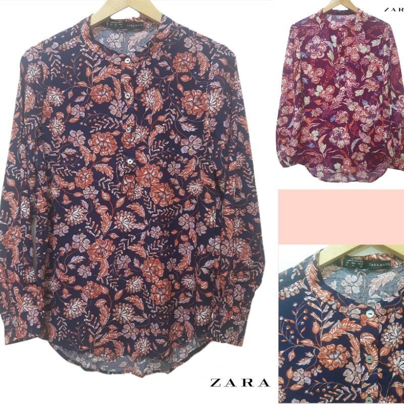 blouse  zara blouse floral