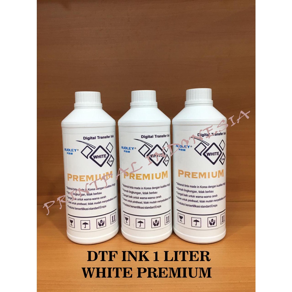 Tinta DTF (Digital Transfer Film) merk AUDLEY 1 Liter (WHITE)