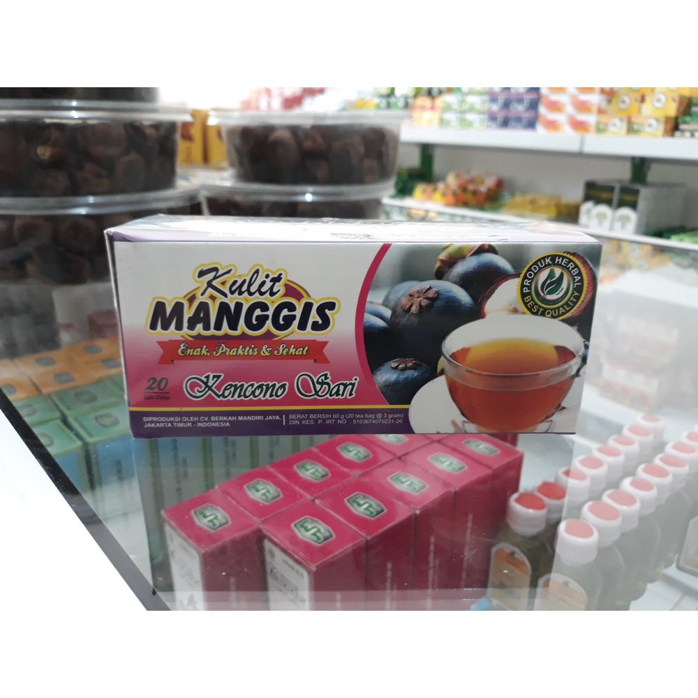 Teh Celup Kulit Manggis Herbal Asli Original 100% herbal isi 20 kantung