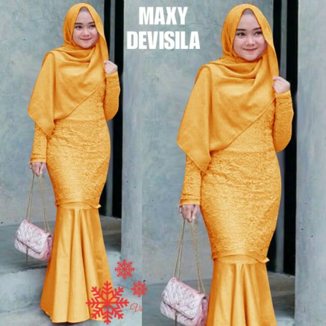 XVC - Maxi Dress Devisila / Maxi Deju Jumbo/Maxi Dress Terbaru /Maxi Dress Kekinian / Fashion Muslim-6