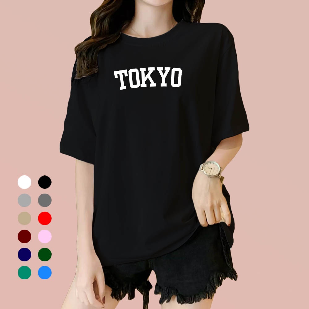 Kaos Wanita Tokyo / Kaos Soft Katun / Atasan Wanita - Pria (Unisex)