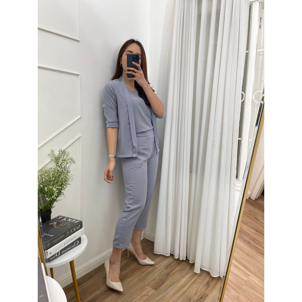 GBY CLOTHING - MARSHA ONE SET-BLUE