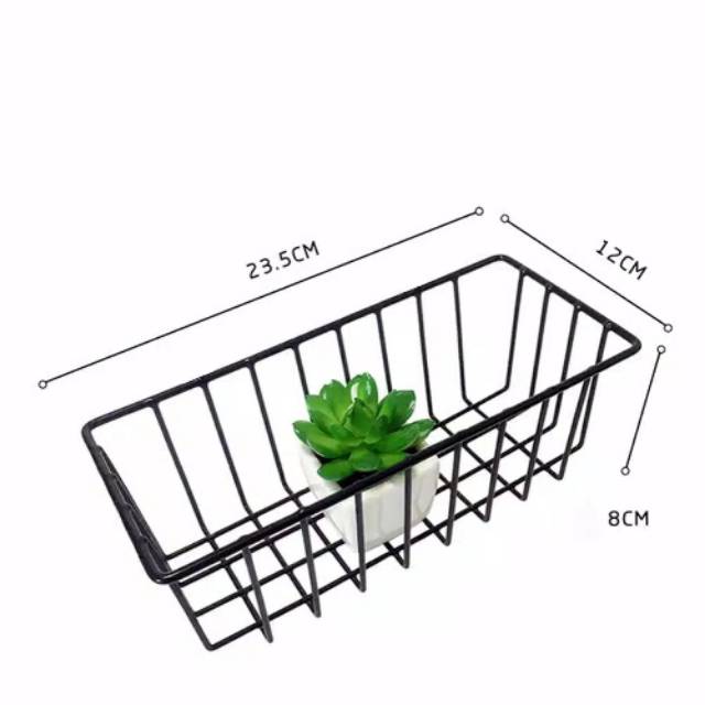 Keranjang Gantung Besi Dekorasi Hijang