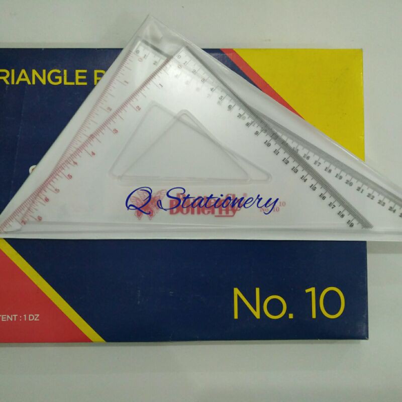

Penggaris segitiga no. 10 Butterfly