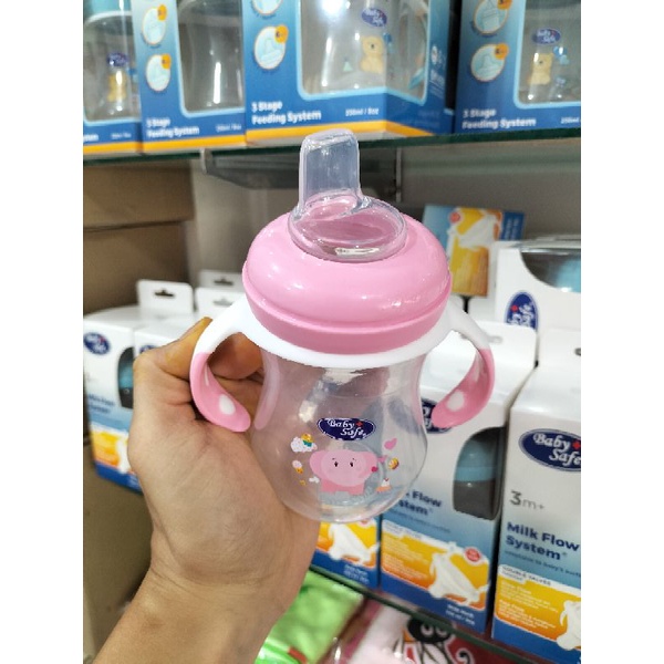 Paket Botol Terlengkap(Duckbil,Sedotan,DOT Nipple,Pegangan Botol)BPA Free 250Ml