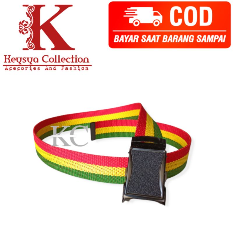 ikat pinggang pria tali rasta/ sabuk rasta pria