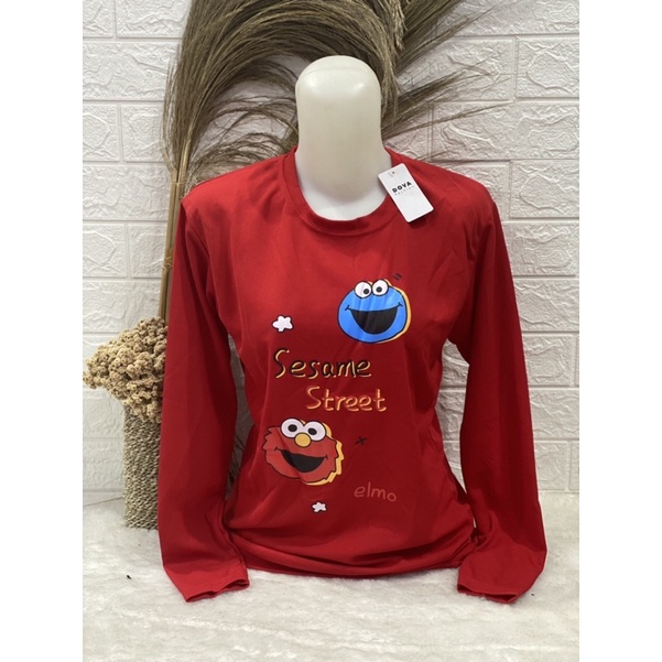 Kaos Lengan Panjang Wanita Gambar Murah