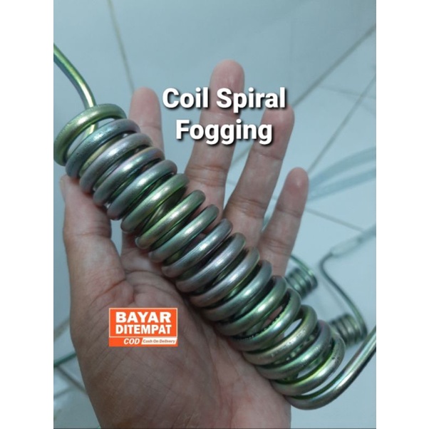 coil spiral stainless alat mesin mini Fogging