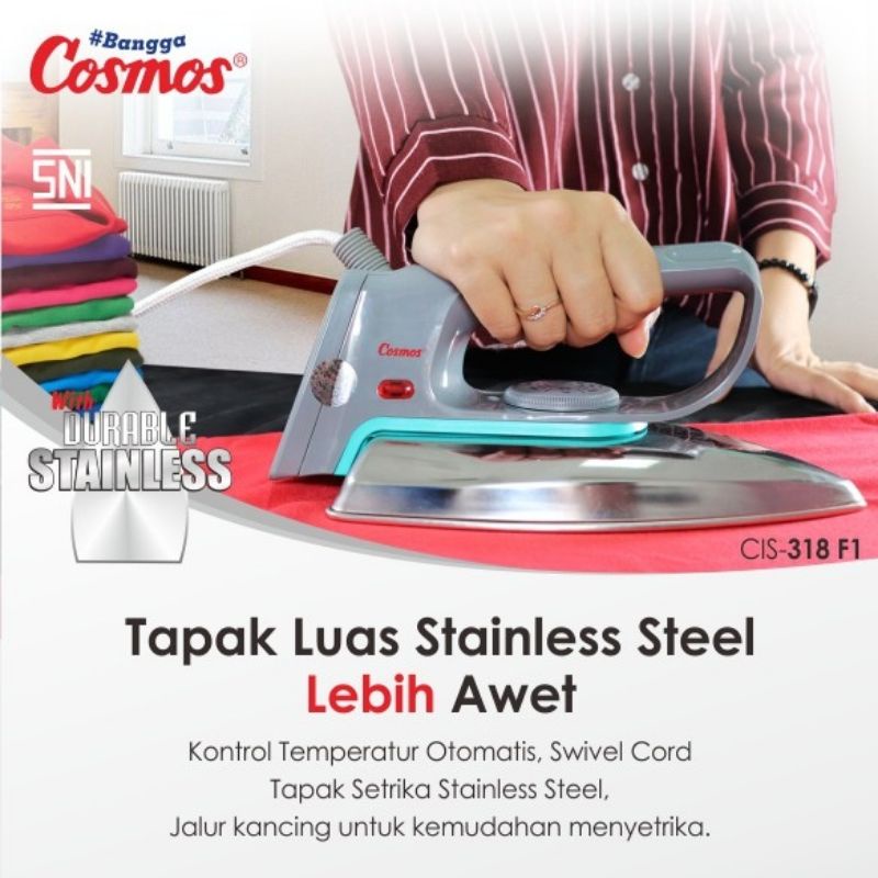 Setrika Cosmos CIS-318F1 Stainless