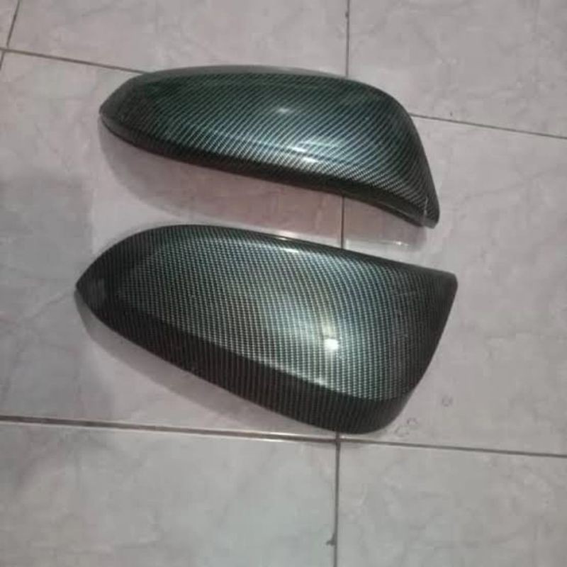 Cover Spion Mirror All New Fortuner VRZ Hitam Carbon 2 pcs