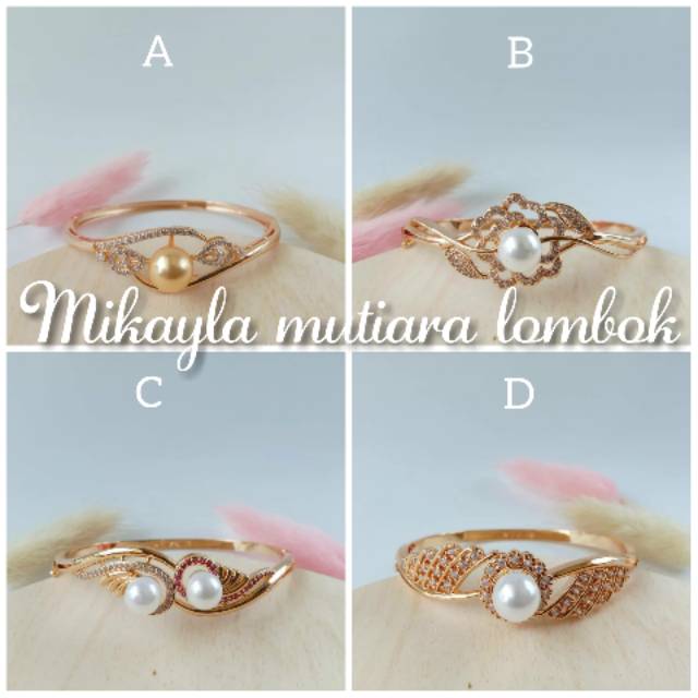 Gelang mutiara lombok original jenis tawar by mikayla mutiara lombok BERSERTIFIKAT
