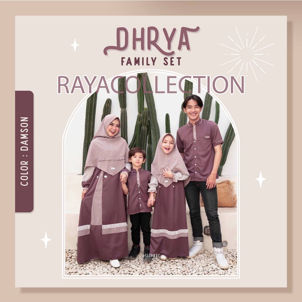 GAMIS ANAK FAMILY SET | DHRYA DRESS KIDS BY SILMEE