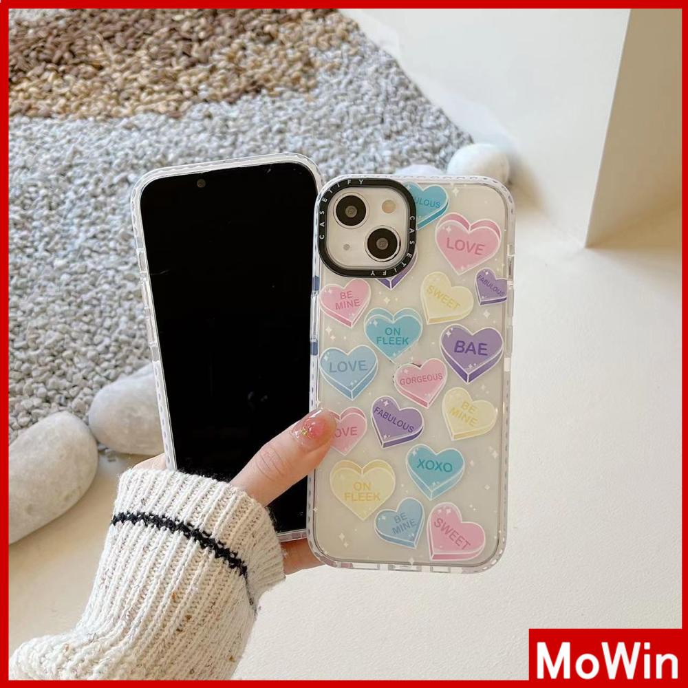 iPhone Case Silicone Soft Case Clear Case Thickened Shockproof Protection Camera Love Bear Cute Compatible For iPhone 11 iPhone 13 Pro Max iPhone 12 Pro Max iPhone 7 Plus iPhone xr