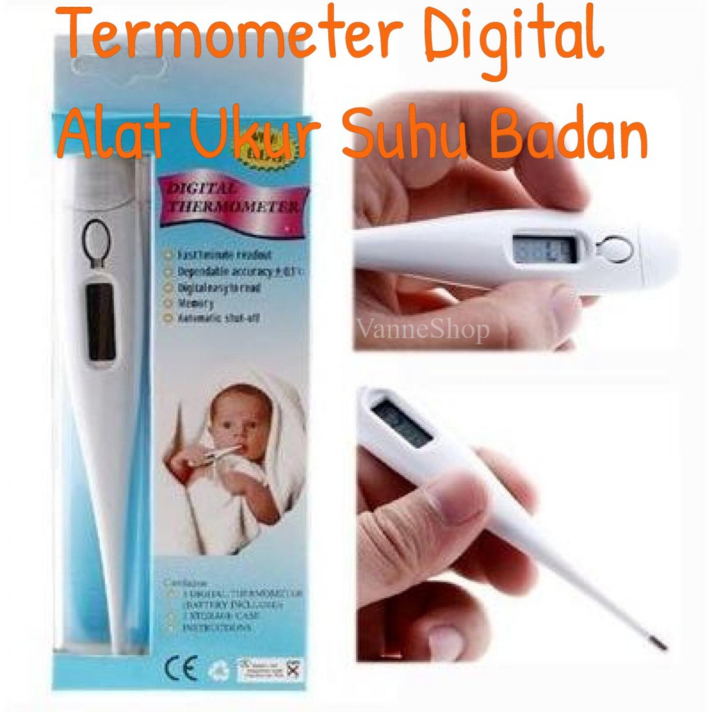 Alat Ukur Suhu Tubuh Anak Dewasa Termometer Digital