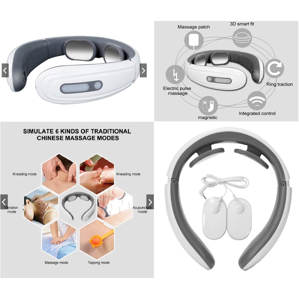 6 mode pijatan leher terapi pijat leher dan badan neck massager