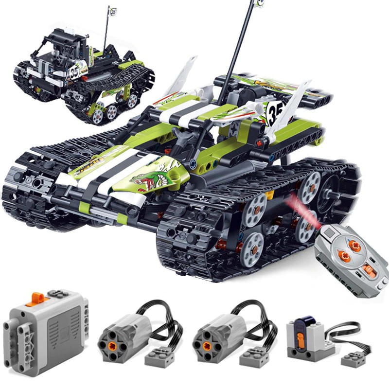 Mainan Lego Anak 2 in 1 Remote Control Car Compatible Technic Model Building Blocks 432 Pcs Bricks