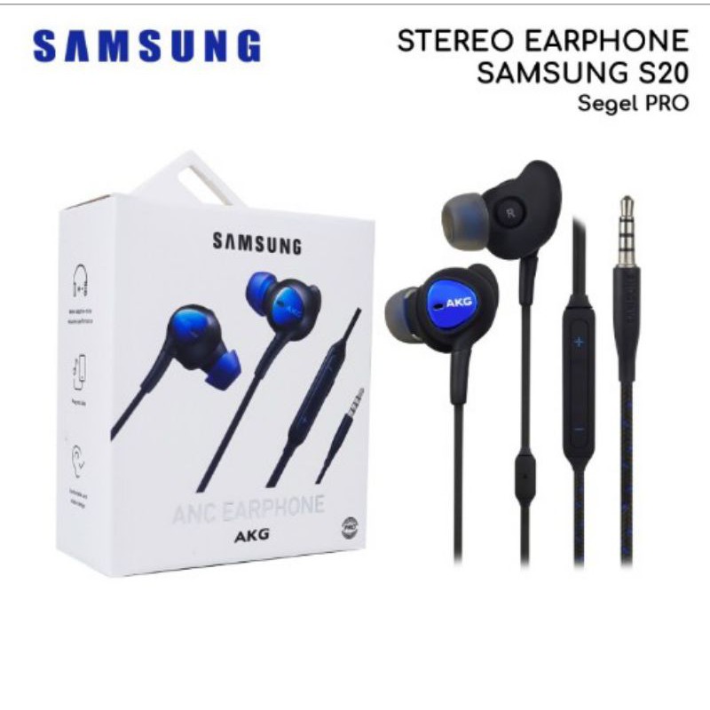 Earphone Stereo Earphone Samsung Galaxy S20 Hansfree Hatset Universal Mumer Berkualitas
