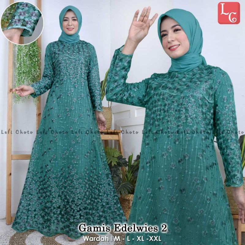 GAMIS TULLE ENDELWIES/GAMIS TERBARU/GAMIS KEKINIAN