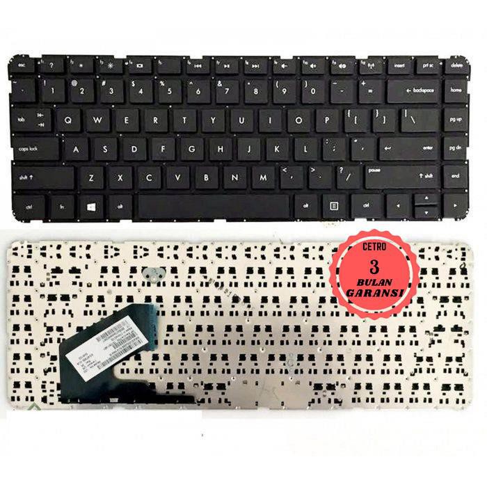 Keyboard Laptop Hp Pavilion Sleekbook 14-B000 14-B100 14Z-B100 - Hitam