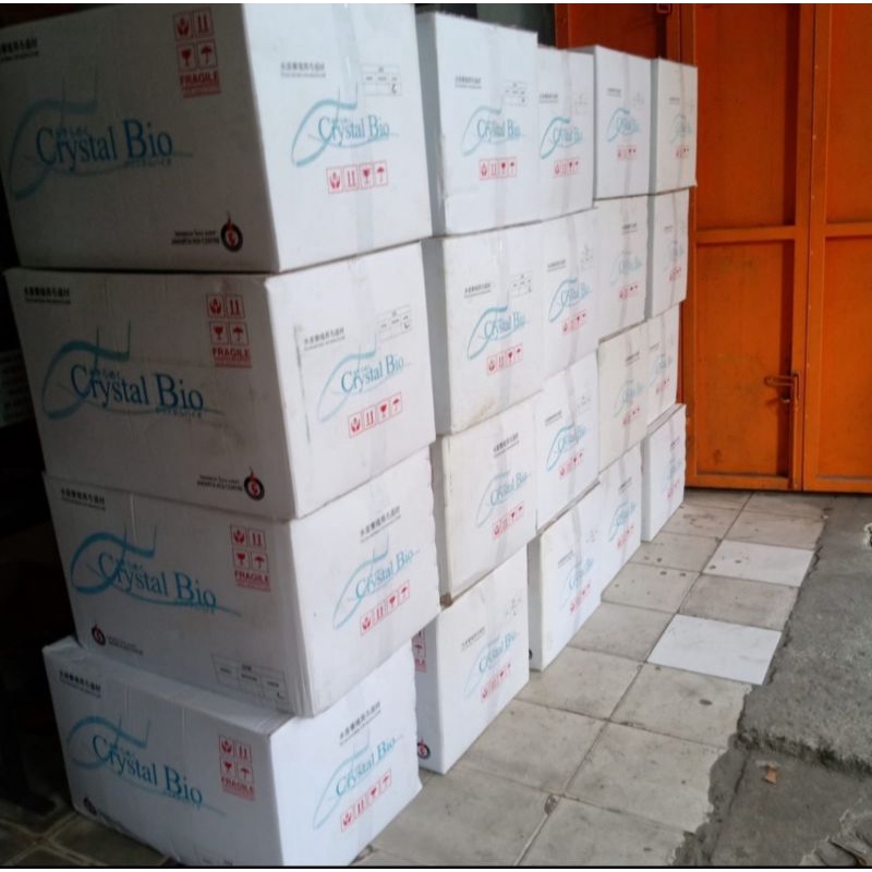 Crystal Bio /Bio Crystal Repack Media filter Biologis Kolam aquarium ikan hias Arowana koi dan Discu