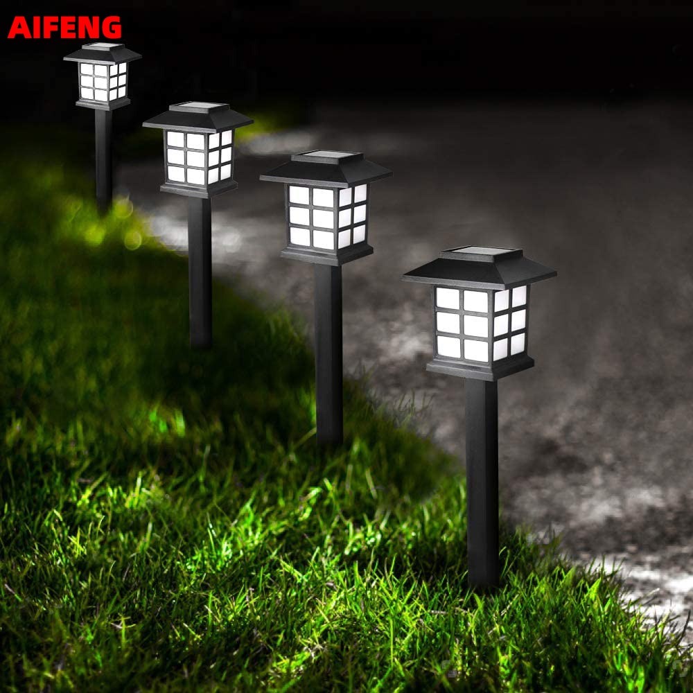 AIFENG Lampu Taman Solar Panel Garden Decoration Warm White Light - EM300 - Warm White