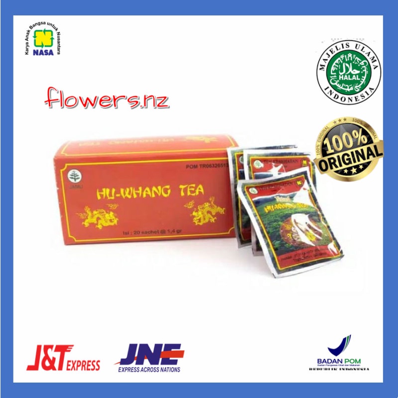 

COD NASA Teh Herbal Hu Wang Tea 20 Sachet Asli Flowers.nz