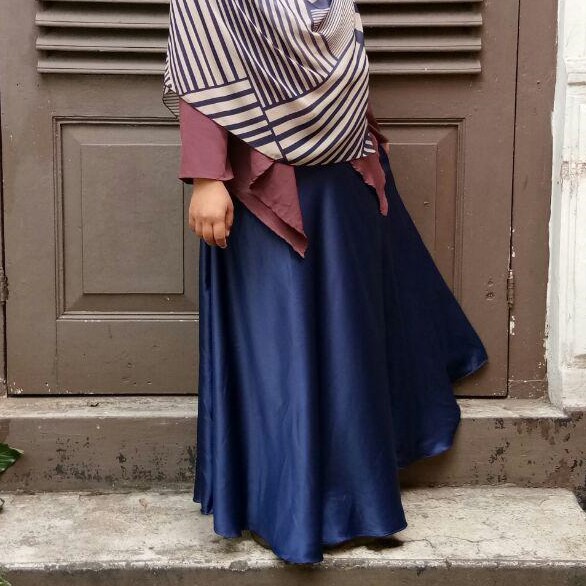 Promo Rok payung/Rok payung satin velvet/umbrella skirt-4