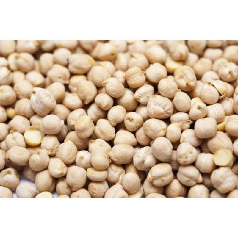 

Natural raw chickpea.white chole Only Small One kacang Arab mentah.Garbanzo 500Gm