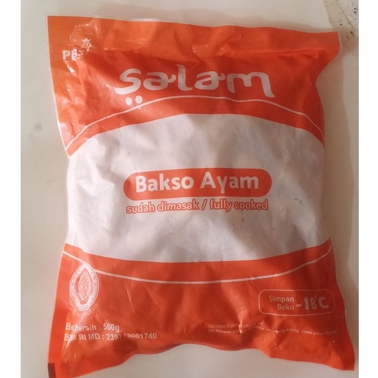 

Baso Ayam SALAM 500gr isi 50 butir FROZENFOOD