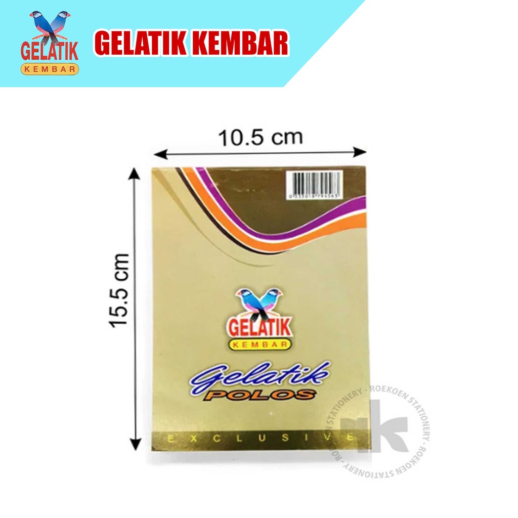 

Gelatik Kembar Blocknote Polos - Kecil 105x155mm (50 lbr)