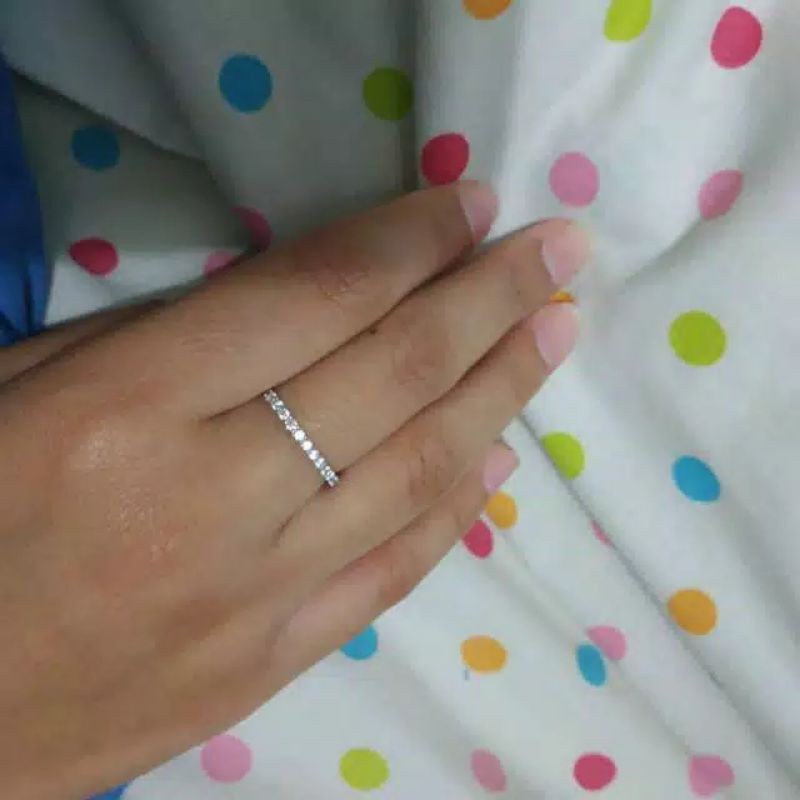 cincin emas putih 1gr