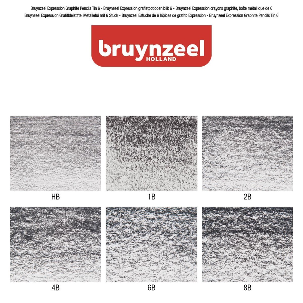 Bruynzeel Expression graphite pencil tin