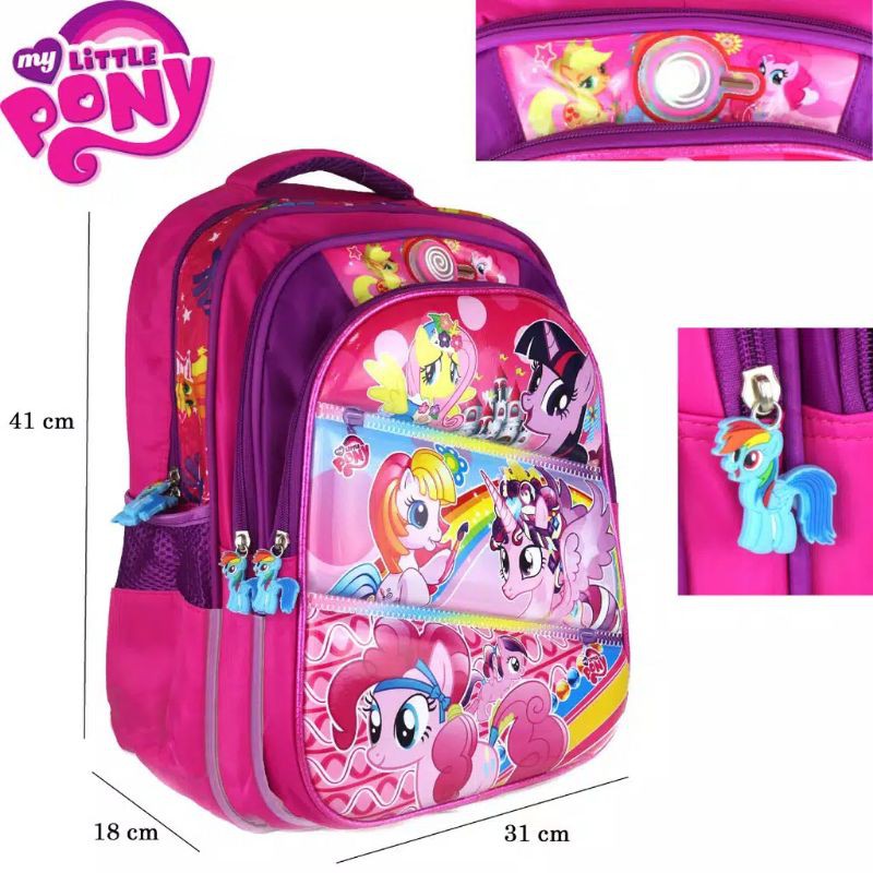 tas ransel sekolah anak cewek gambar