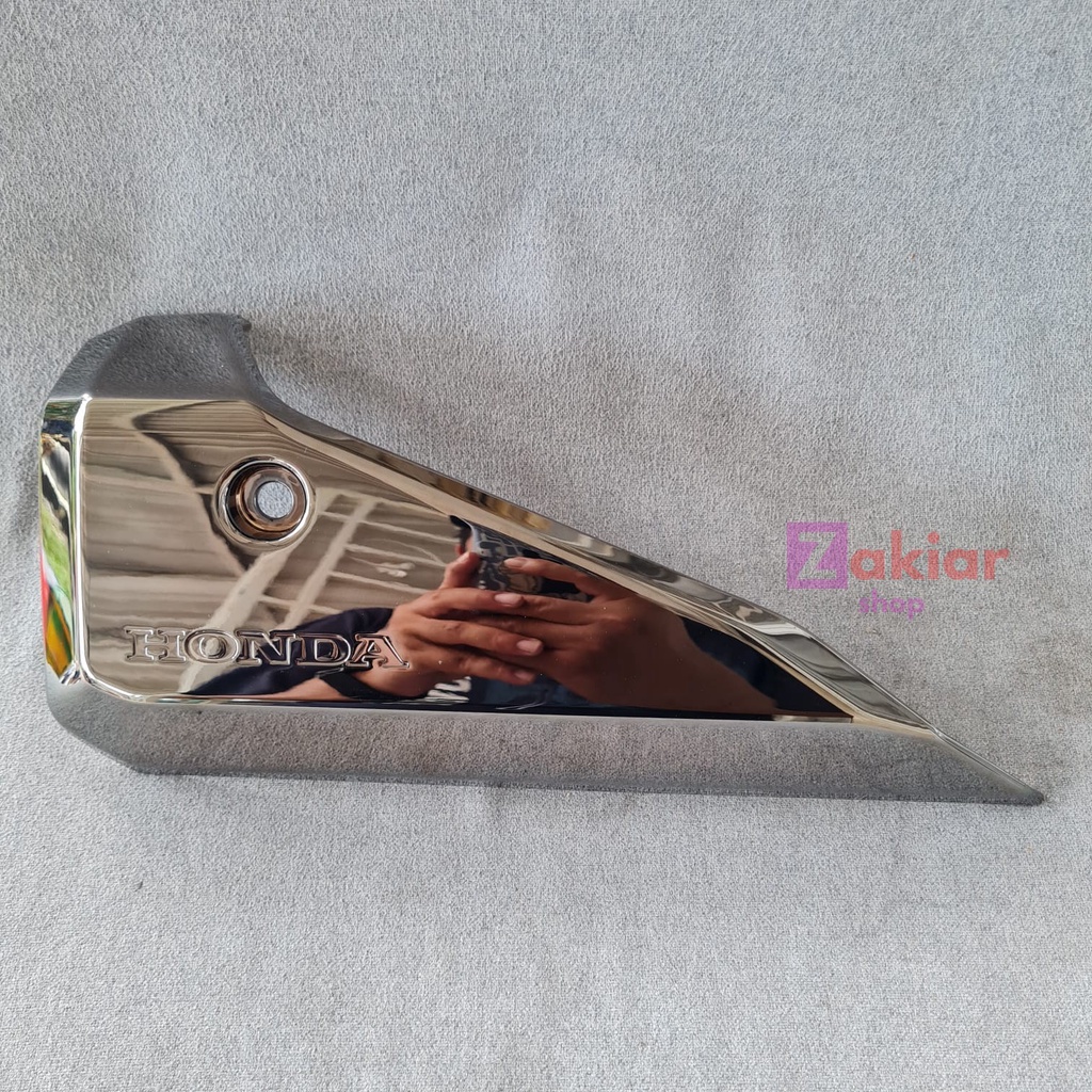 Garnish Cover Muffler Honda Vario 160 Garnis Mufler Vario 160 Hiasan Knalpot Vario 160 Muffler Vario