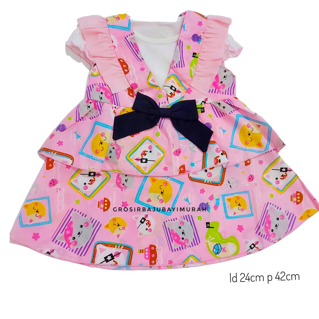 dress baju bayi katun PITA