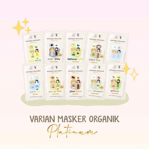 [RESMI]  ACONESKIN  PLATINUM ORGANIC FACE MASK 15 gram