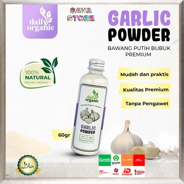 BAWANG PUTIH BUBUK - ORGANIK GARLIC POWDER PREMIUM DAILY ORGANIC