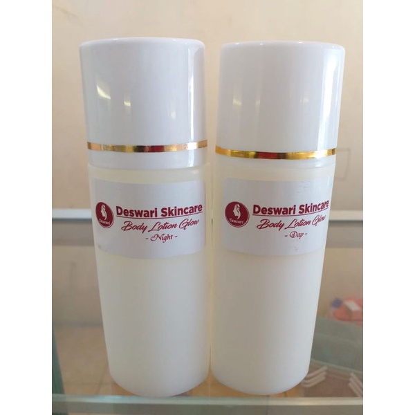 Hb siang & malam Deswari skincare paket pemutih badan lengkap ampuh memutihkan seluruh tubuh